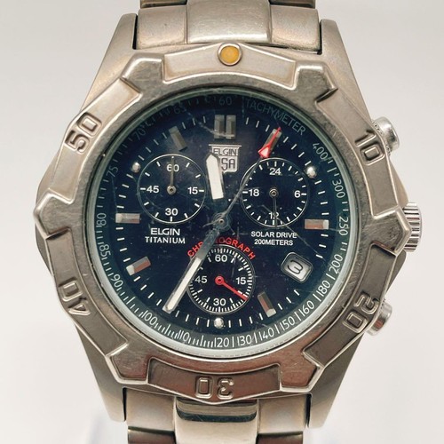 Elgin solar chronograph - elgin,