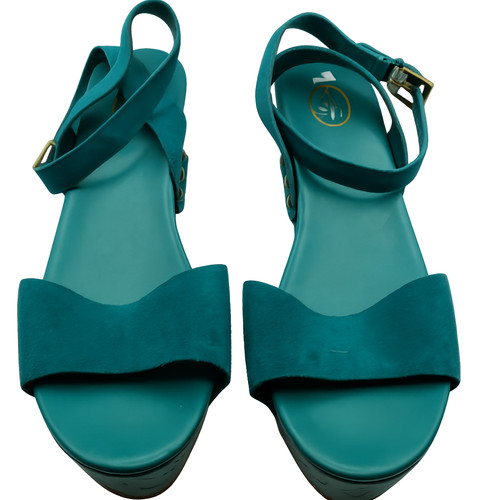 Ash wedge heel green - ash,