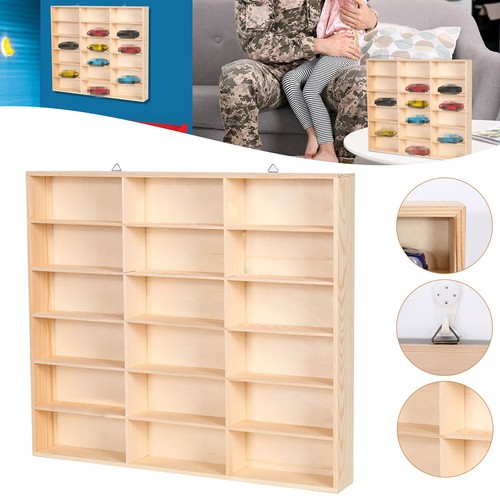 Wooden display case grids - display, 18-grids