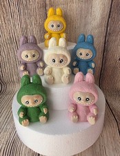 Handmade 3D Chocolate Figure - Labubu Doll - Cake Topper - Belgian Chocolate 