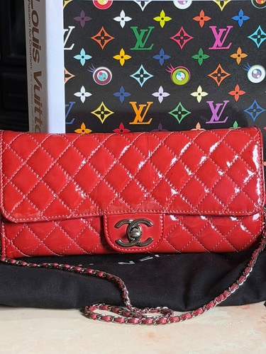Pink chanel chain clutch - pink,