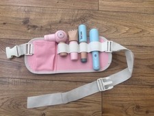 Beauty Set Hair Dresser Kits with Hairdryer Novelty Hairdressing wooden toys