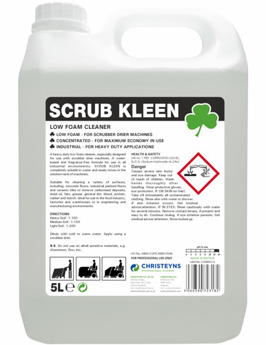 Scrub kleen low foam - scrub, machine