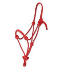Natural Horsemanship Rope Halter Tack Gear Horse Red Cob