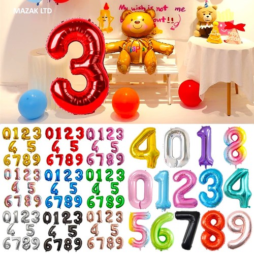 Number balloons foil - balloons, 40"
