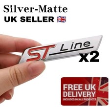 2x OEM FORD ST Line Matte