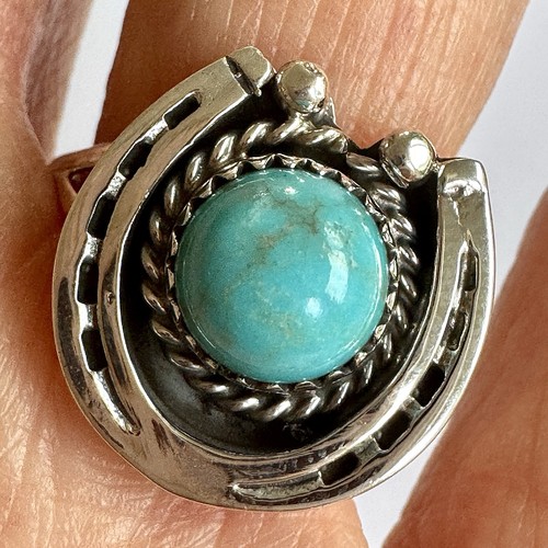 Navajo horseshoe turquoise - navajo,