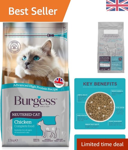 Natural 5kg burgess supacat - natural, 1.5kg