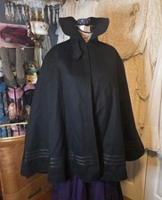 Black Victorian Heavy Wool