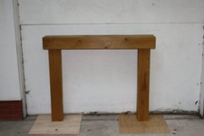 real solid oak fireplace /