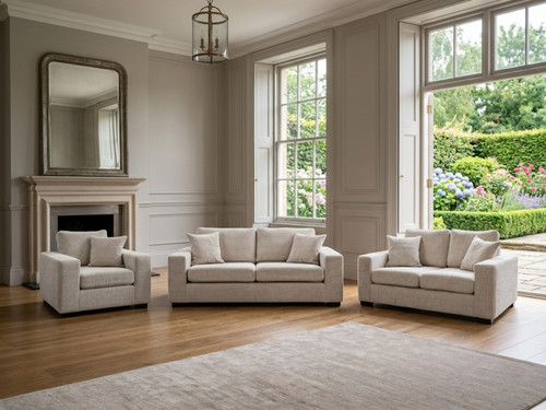 Cream corner sofa 1 - cream,