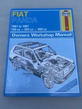 Haynes Owners Workshop Manual No. 793. Fiat Panda. 1981 to 1985. All Models