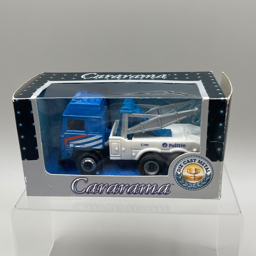 Cararama police tow truck - police,