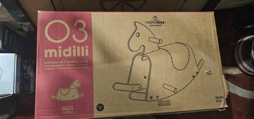 Wooden rocking horse - rocking,