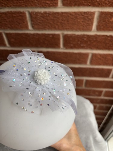 White fascinator headband with - fascinator,