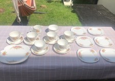 windsor bone china tea set vintage antique
