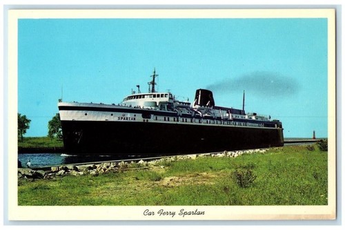 C1960 car ferry - ferry, spartan