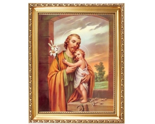 Saint joseph and - jesus,