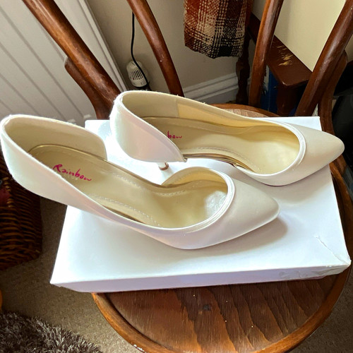 Rainbow club abbie ivory satin - rainbow,