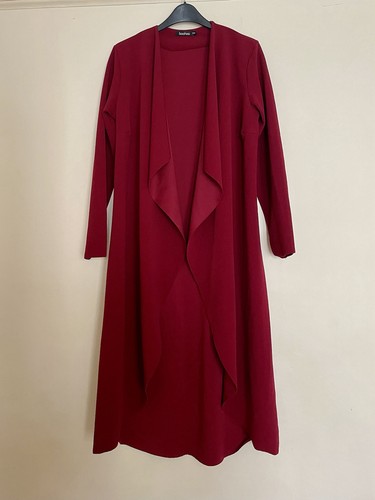 Long waterfall style blazer - waterfall,