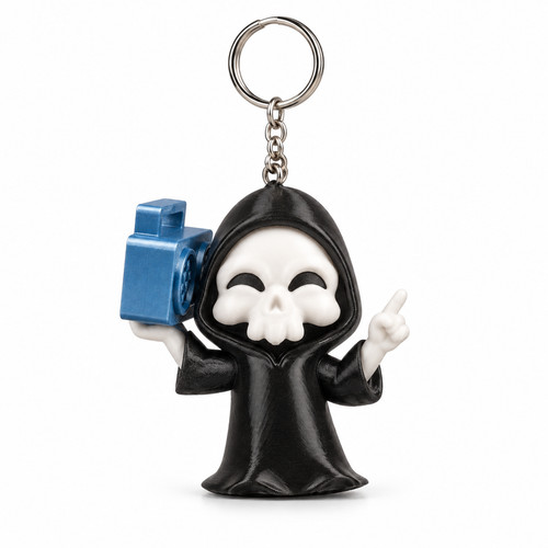 Grim reaper boombox keyring - grim,