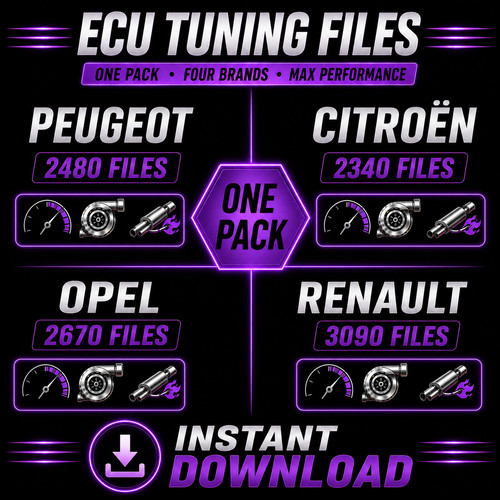 Ecu tuning files pack - pack, –