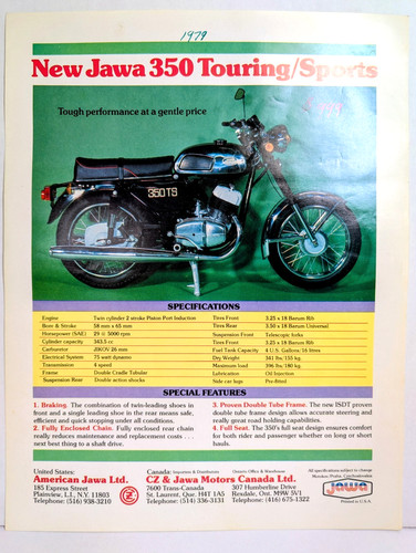 Vintage 1979 jawa - 1979, 350