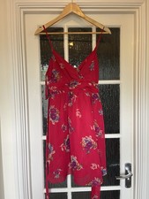 Wild Thing Pink Flower Skater dress Size 14