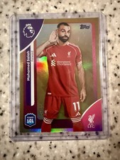 2025-26 Topps Premier League EPL #174 Mohamed Salah, Liverpool FC Red /50
