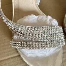Women’s silver diamanté
