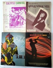 A COLLECTION OF FOUR VARIOUS MUSIC GENRE SONGBOOKS