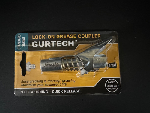 Npt grease gun g - 1/8", coupler