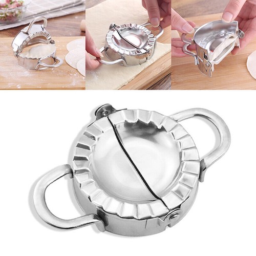 Stainless steel dumpling press - steel,