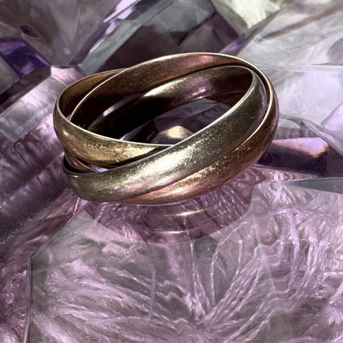 9ct gold trinity russian - 9ct,