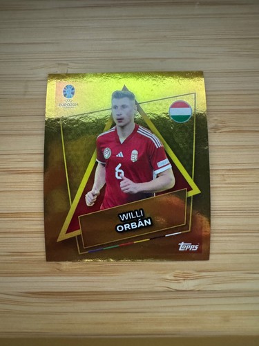 Topps euro 2024 sticker - sticker-, gold