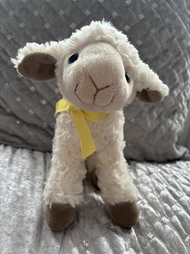 Sweet soft toy lamb with