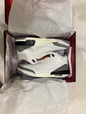 Air Jorden 3 Retro Men Brand New Summit White/ Fire Red- Black Size 12.5 