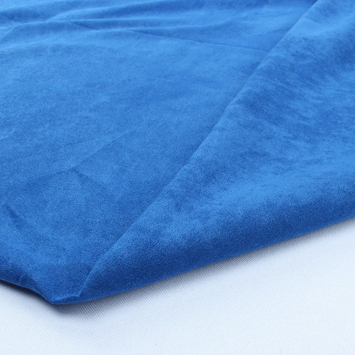 Thin faux suede fabric satin - thin,