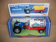 Sunny Farm- Mighty Tractor & Trailer Milk Tanker  - Mint Boxed