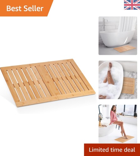 Natural bamboo shower mat - mat,