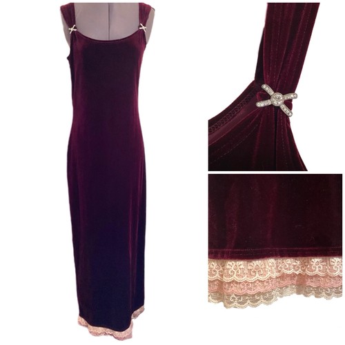 Vtg 90s burgundy - burgundy, velvet