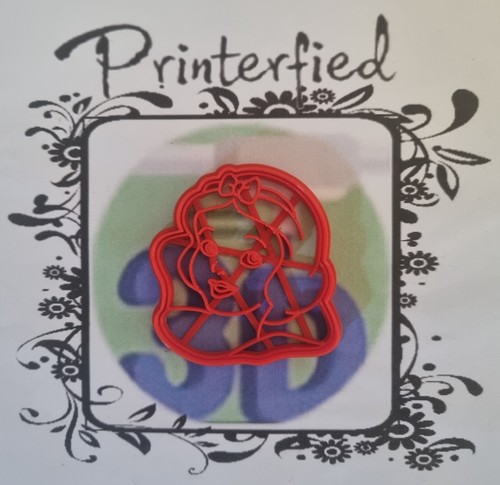 Snow white cookie - white, press
