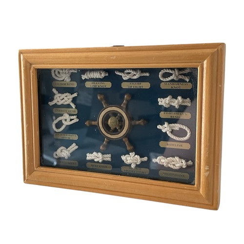 Vintage nautical knots - vintage, framed