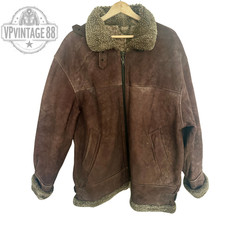 Vintage B3 B-3 Brown Shearling