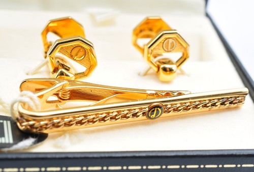 Dunhill cufflinks tie bar - cufflinks,
