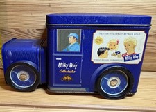Vintage Milky Way Delivery Van Truck Biscuit Tin - Empty - Collectors 