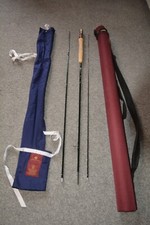 HARDY GEM Mk II 8' #4 -  with BAG & TUBE. Fly fishing rod. VGC
