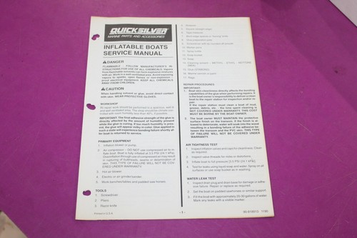 Mercury quicksilver inflatable - mercury,