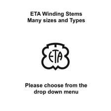 ETA Winding Stems 401 Various Calibres NEW PARTS / FAST FREE POST / UK SELLER