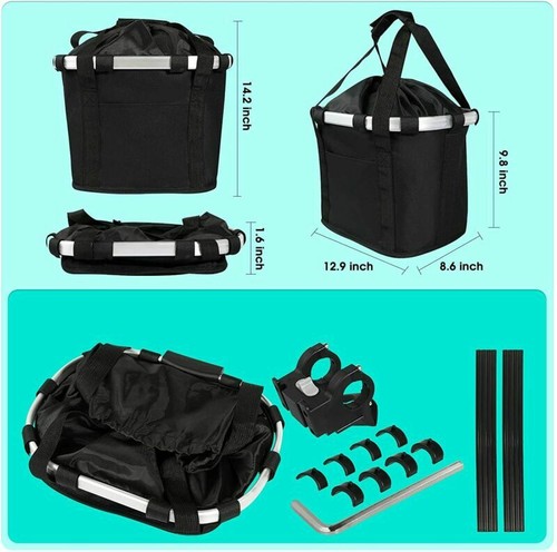 Bicycle basket handlebar - basket, mount